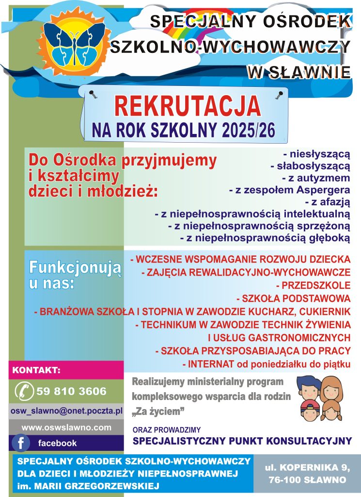 REKRUTACJA NA ROK SZKOLNY 2025/2026