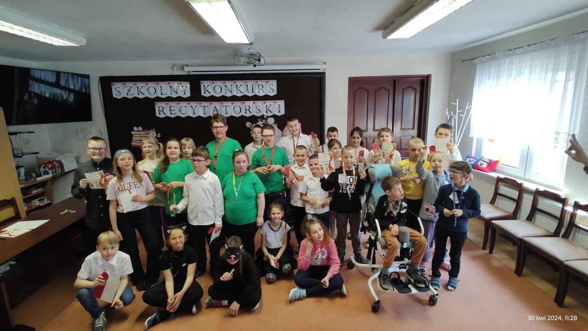 KONKURS RECYTATORSKI DLA KLAS 1-3SP