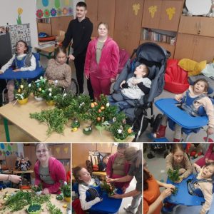 WIELKANOCNE WARSZTATY W KLASACH MŁODSZYCH I SPdP.