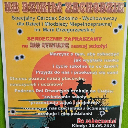 DZIEŃ OTWARTY/ DZIEŃ DZIECKA 30 maja 2025r godz.10.45.