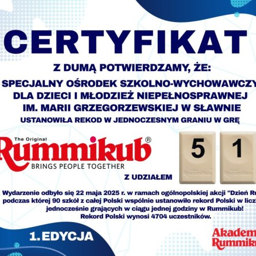Rekord Polski w jednoczesnym graniu w Rummikub! Rekord Polski w jednoczesnym graniu w Rummikub!