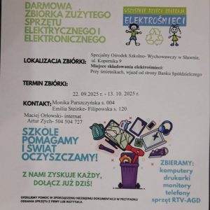 ZBIERAMY ELEKTROŚMIECI