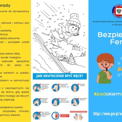 BEZPIECZNE FERIE ZIMOWE