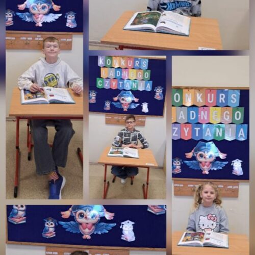 KONKURS CZYTANIA W KLASACH MŁODSZYCH