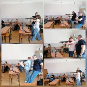 ZAJĘCIA NA STRZELNICY LASEROWEJ ZAJĘCIA NA STRZELNICY LASEROWEJ