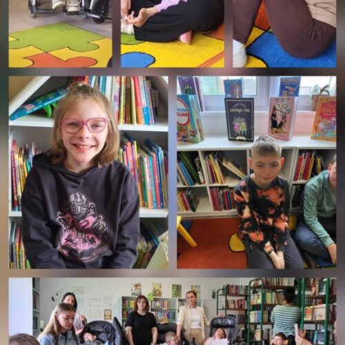 Odwiedziny w Miejskiej Bibliotece Publicznej w Sławnie Odwiedziny w Miejskiej Bibliotece Publicznej w Sławnie
